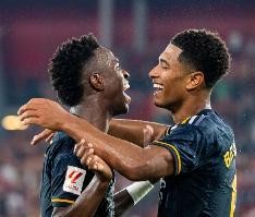 如果今晚再领到一张黄牌，维尼修斯和贝林厄姆将在半决赛中被停赛